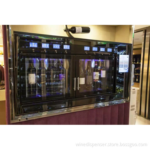 Wine dispenser 8 bottles-dual zone